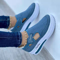 Women's Sneakers Summer New Ladies Casual Low Wedge Breathable Non-Slip Comfort Feamle Sport Shoes Mesh Shoes Fashion Style