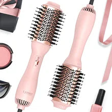 4 In 1 Hot Air Brush Styling Comb One-Step Heating Comb Hair Straightening Brush for Straight Curly Professional Hair Dryers