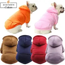 Dog Winter Hooded Sweatshirt for Small and Medium Doggy Pet Coat Puppy Cat Jacket Clothes Chihuahuas French Bulldog Costume