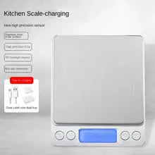 Digital Kitchen Scale Mini Pocket Stainless Steel Precision Jewelry Electronic Balance Weight Gold Gram 0.1/3000g Weigh Scales