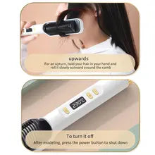 Multi-speed Electric Hair Straightener, Hot Comb, Curling Iron, Straightening Brush, ZF-888