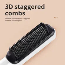 Multi-speed Electric Hair Straightener, Hot Comb, Curling Iron, Straightening Brush, ZF-888