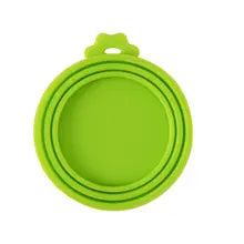 2pcs/set Reusable Pet Food Can Cover and Spoon Portable Dogs Cat Storage Tin Cap Lid Seal Cover Health Pet Supplies Pet Lids Can